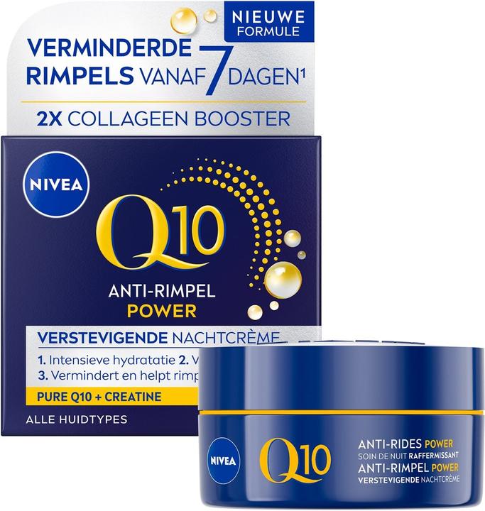 Immagine prodotto NIVEA Q10power Crema Antirughe Notte 50ml (50 ml, Crema notte)