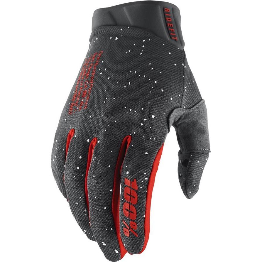 100%, Handschuhe, Handschuhe Ridefit SP21 Schwarz Gr. S, Schwarz, (S)