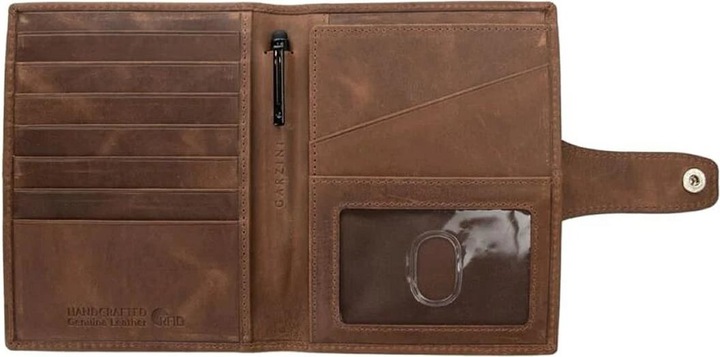 Actual product image Garzini AirTag Passport Holder, Brushed (Document & Wallet)