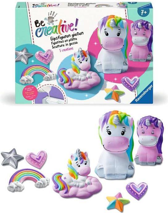 Ravensburger Gipsgiessen Einhorn Midi