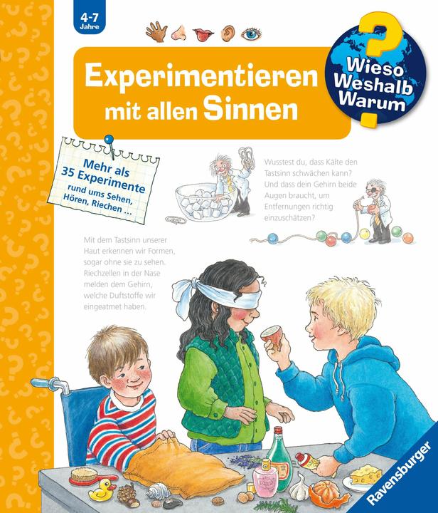 Immagine prodotto Ravensburger Wieso? Weshalb? Warum?, Band 31: Experimentieren mit allen Sinnen (Tedesco, Angela Weinhold, 2025)