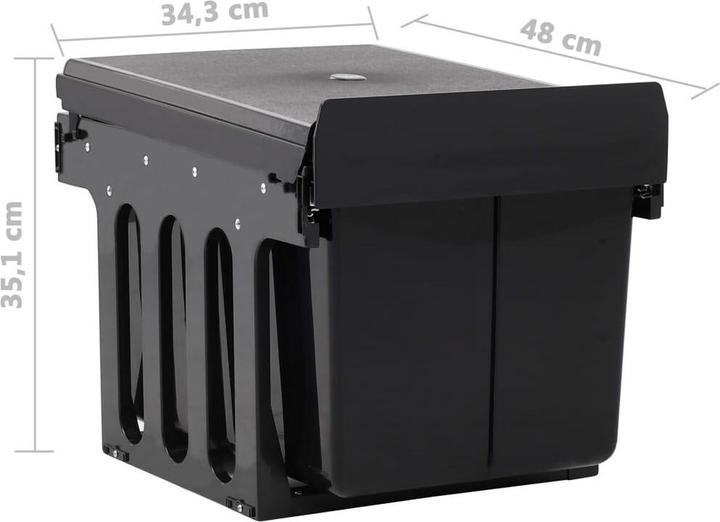 Image du produit vidaXL Mülleimer (48 l)