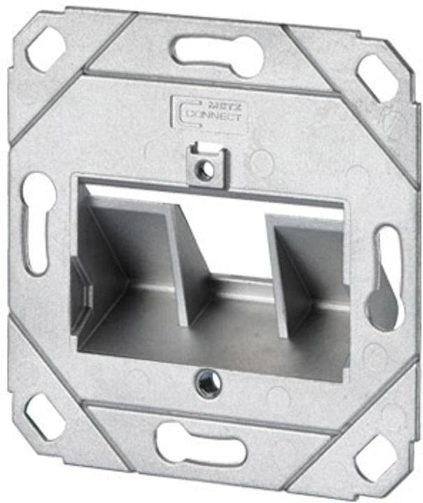 Produktbild Metz Connect 130B20D11200KE Keystone 1Port DE UP0 leer reinweiss Anschlussdose o.Abdeckung