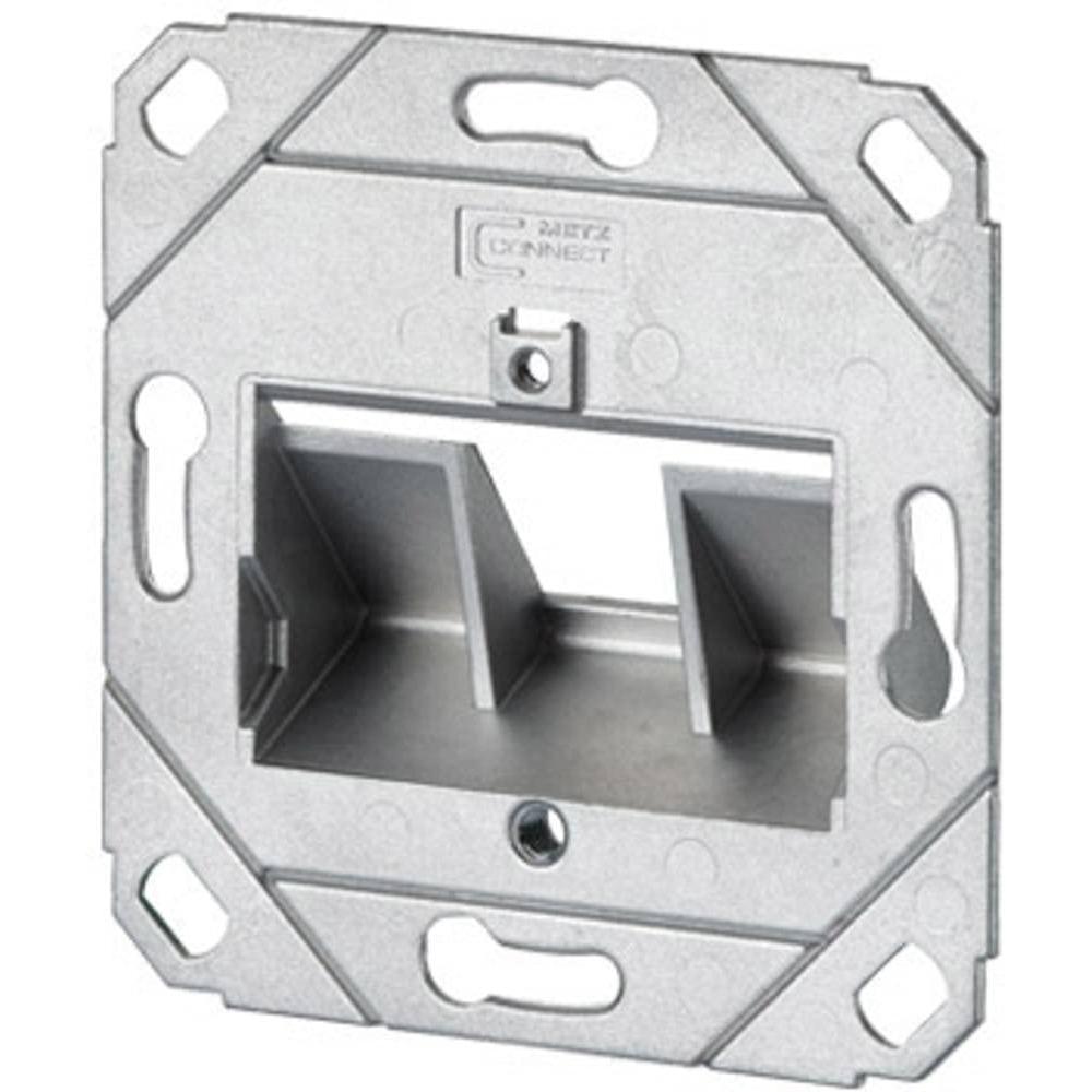 Metz Connect, Zubehör Schalterprogramm, 130B20D11200KE Keystone 1Port DE UP0 leer reinweiss Anschlussdose o.Abdeckung