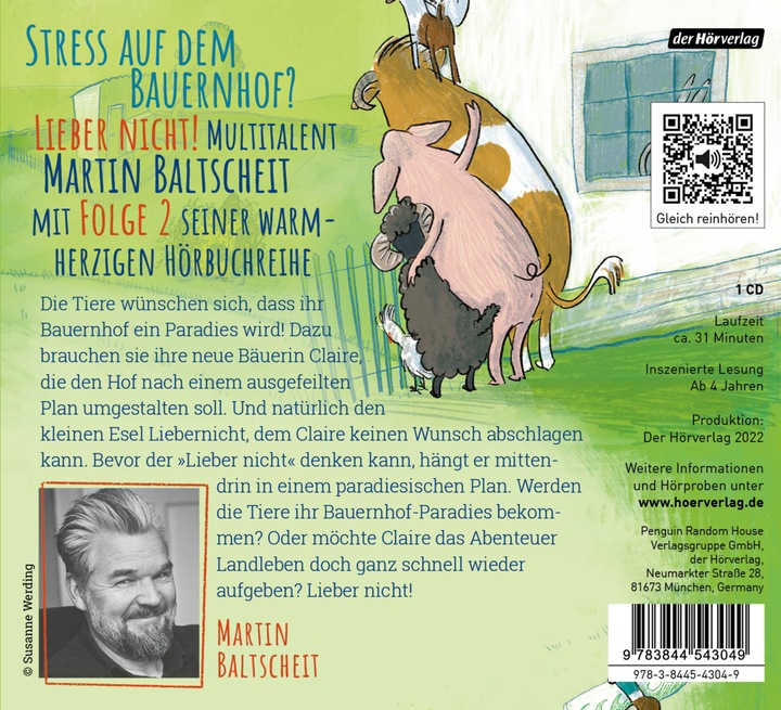Produktbild Der kleine Esel Liebernicht und ein Sommer voller Abenteuer (Martin Baltscheit, Deutsch)