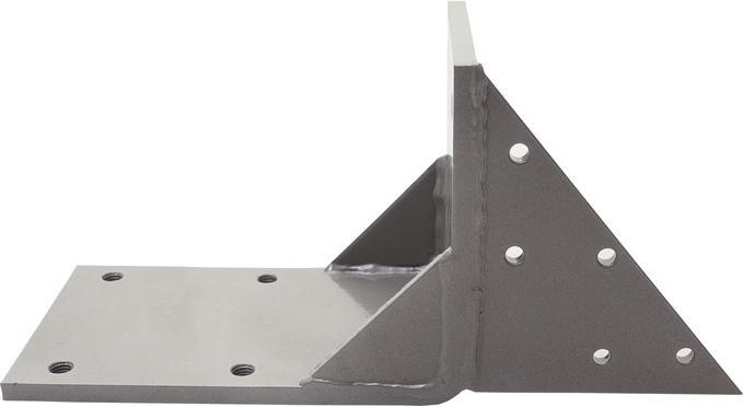 Image du produit Swisshandel24 3x Adaptateur de chevron pour store coffre T124, adaptateur de support de chevron - gris