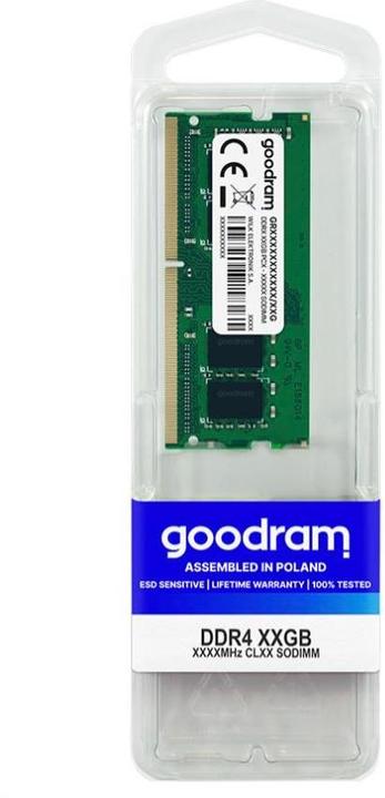 Actual product image Goodram GR2666S464L19S/8G (1 x 8GB, 2666 MHz, DDR4-RAM, SO-DIMM)