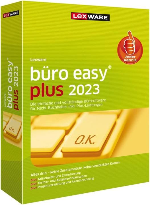 Produktbild Lexware büro easy plus 2023 Jahresversio (1 User, 12 Monate)