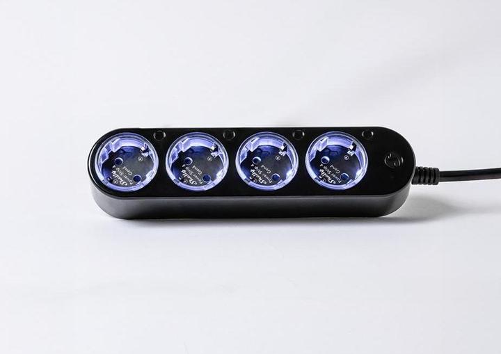 Produktbild Shelly Power Strip 4 Gen4 schwarz (4 x, CEE 7/3, 1.50 m)