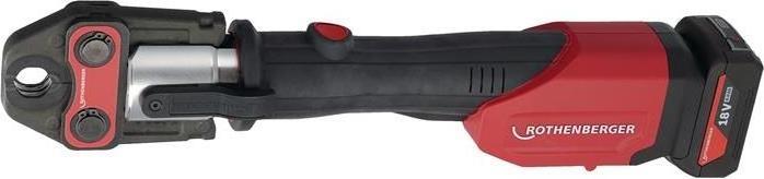 Actual product image Rothenberger Battery press machine ROMAX 4000 Basic Set AMP 32 - 34 kN 12 - 110 mm,4 Ah with battery and charger