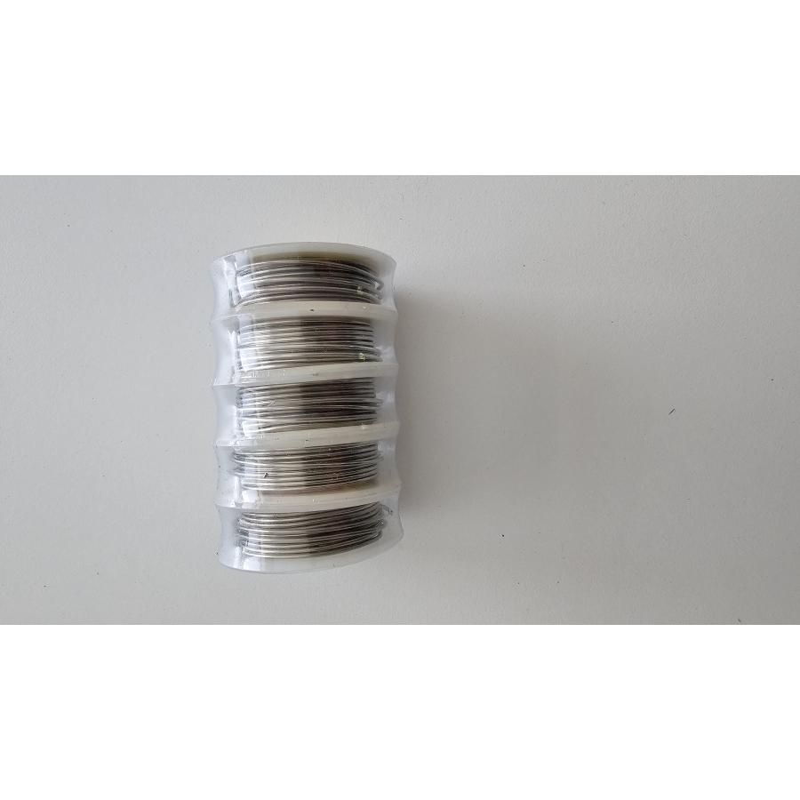 3D Simo Filo per saldatura, 1 mm, 10 g, Sn 99,3, Cu 0,7, 5 bobine, Accessori per saldatore