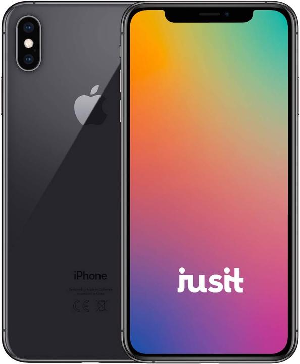 Actual product image jusit Apple iPhone XS Max Dual SIM 256GB Space Grey Refurbished B (256 GB, Space grey, 6.50", B / Very good)
