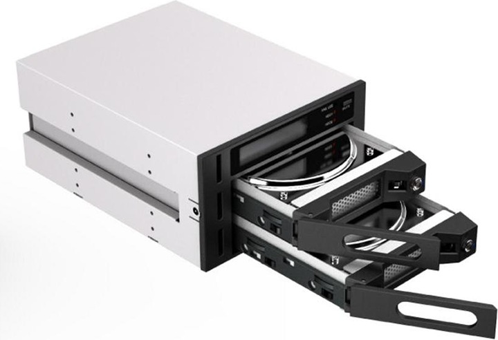 Raidon iR2622 internal RAID 0/1 2x 8.89cm 3.5inch SATA HDD up to 6Gbit/s Hot Swap Plug + Play Aluminum... (2.5", 3.5")