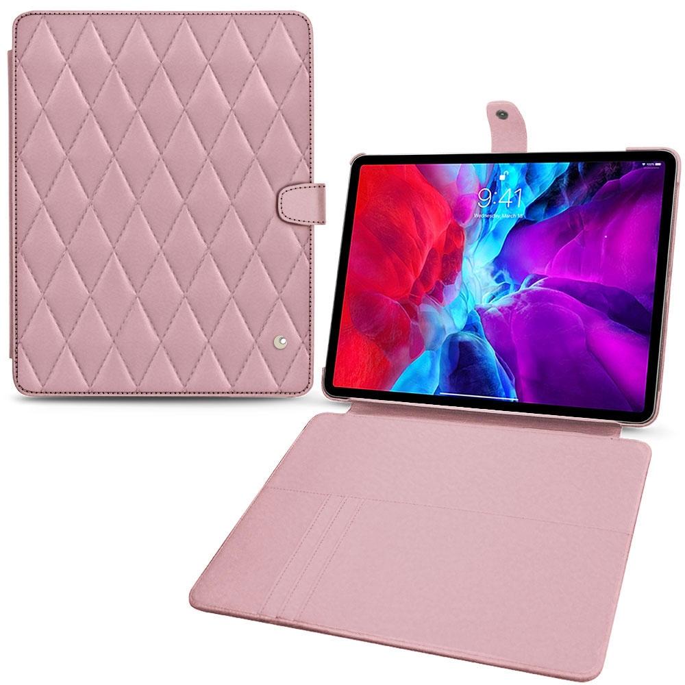 Thumbnail - Noreve Lederschutzhülle Wallet (iPad Pro 12.9 2020 (4. Gen)), Tablet Hülle, Rosa