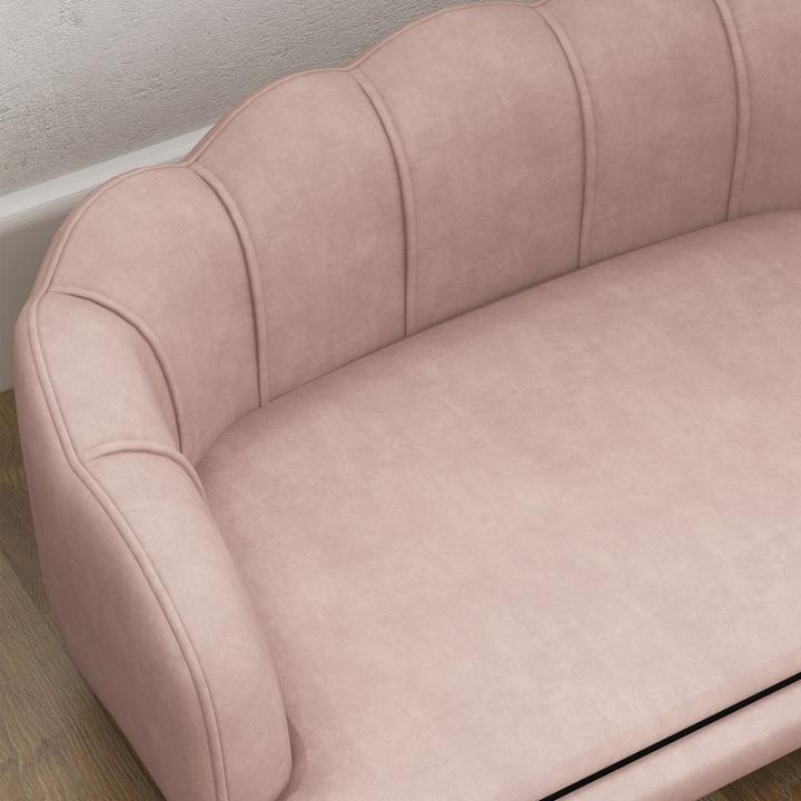 Produktbild PawHut Hundesofa Polyester, Schaumstoff Rosa (Hund)
