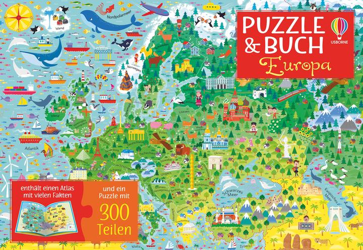 Melmoth:Puzzle & Buch: Europa (300 Teile)