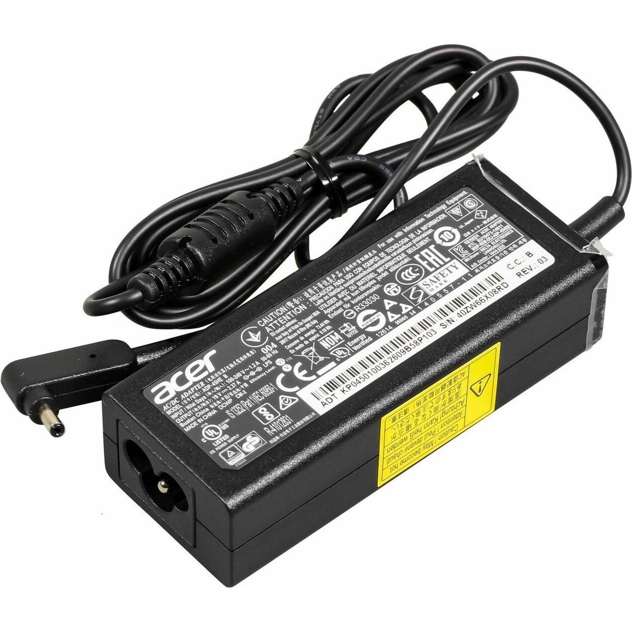 Acer Kp.04501.003 (40 W), Alimentatore per notebook, Nero