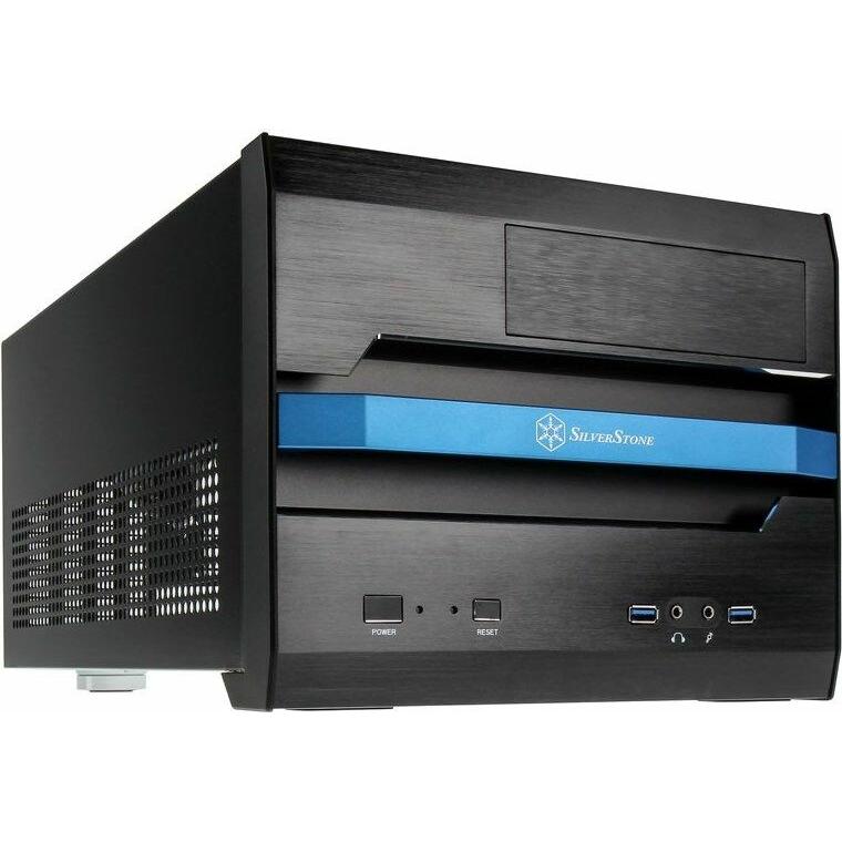 Silverstone SG12 (Mini-ITX, Mini-DTX, mATX), PC Gehäuse, Schwarz