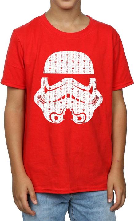 Produktbild Star Wars Christmas Stormtrooper Helmet TShirt Jungen (128)