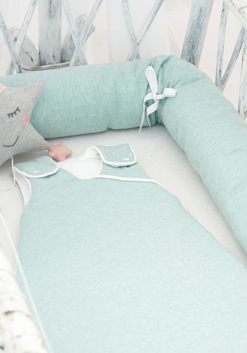 Produktbild nordic coast company Bettschlange Bettrolle Mint