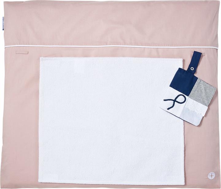 Produktbild nordic coast company Wickelauflage Altrosa (70 x 80 cm)