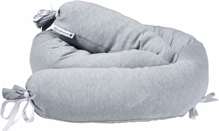 Produktbild nordic coast company Bettschlange Bettrolle Grau