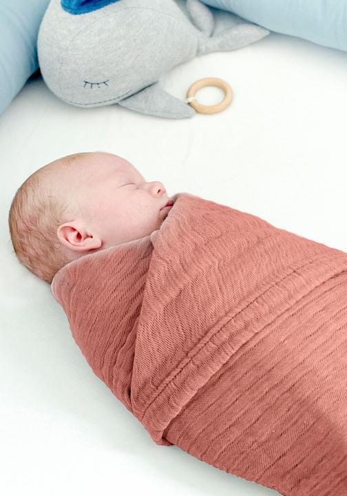 Image du produit nordic coast company Couverture mousseline pour bébé 4 en 1 cuivre (80 cm, 80 cm)