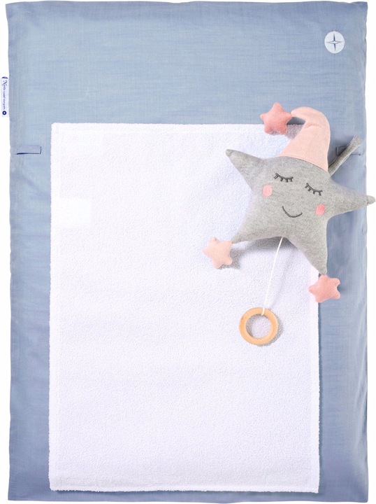 Immagine prodotto nordic coast company Fasciatoio blu grigio stretto