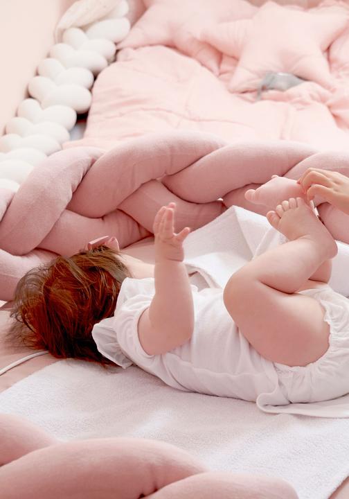 Produktbild nordic coast company Wickelauflage Altrosa (70 x 80 cm)