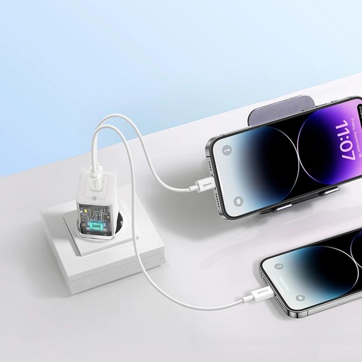 Produktbild Baseus GaN5 Pro 40W Schnellladegerät 2x USB-C (40 W, 2 Ports)