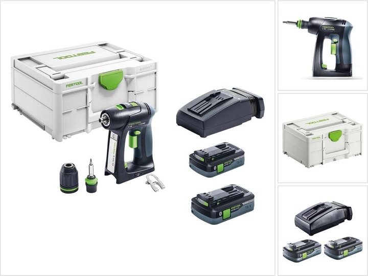 Produktbild Festool Akku-Bohrschrauber C 18 HPC 4,0 I-Plus (Akkubetrieb)