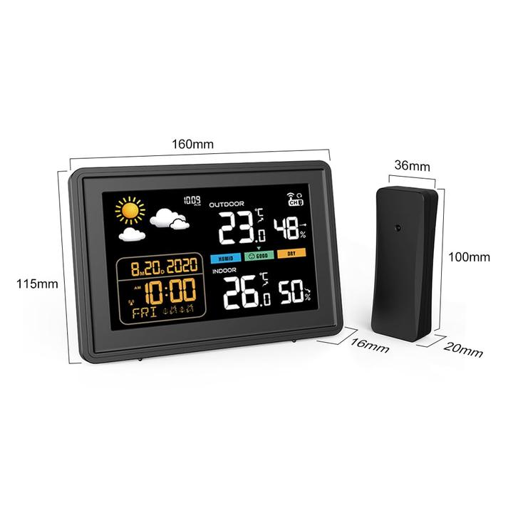 Produktbild Vonivi Funk-Wetterstation mit Aussensensor und Hygrometer