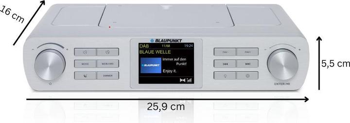 Produktbild Blaupunkt Küchenradio mit DAB+ und Bluetooth | KRD 100