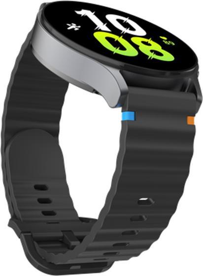 Actual product image Just in Case ActiveFlex Strap - Galaxy Watch 20mm - Black (20 mm, Silicone)