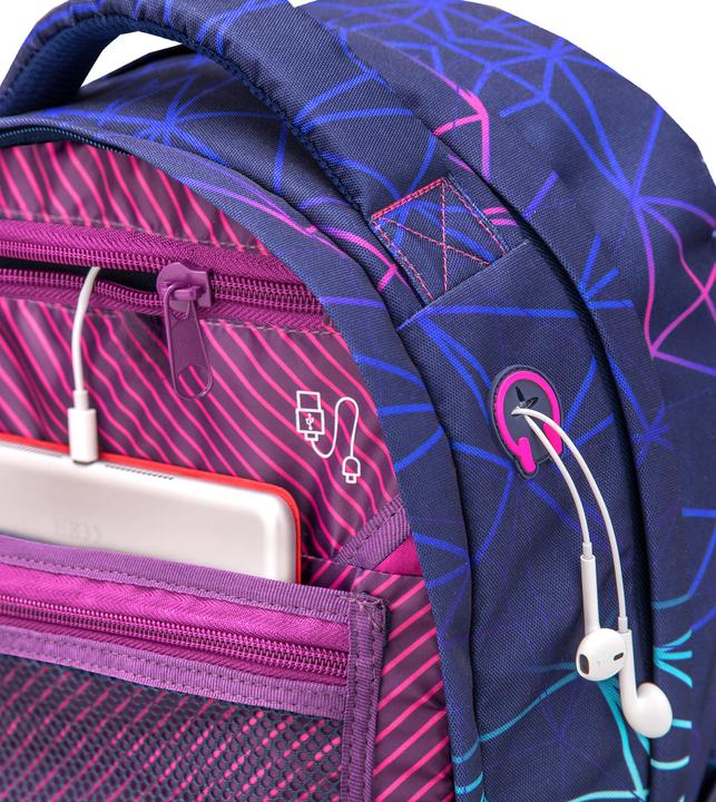 Produktbild Wave Infinity Rucksack Stripes Purpl (30 l)