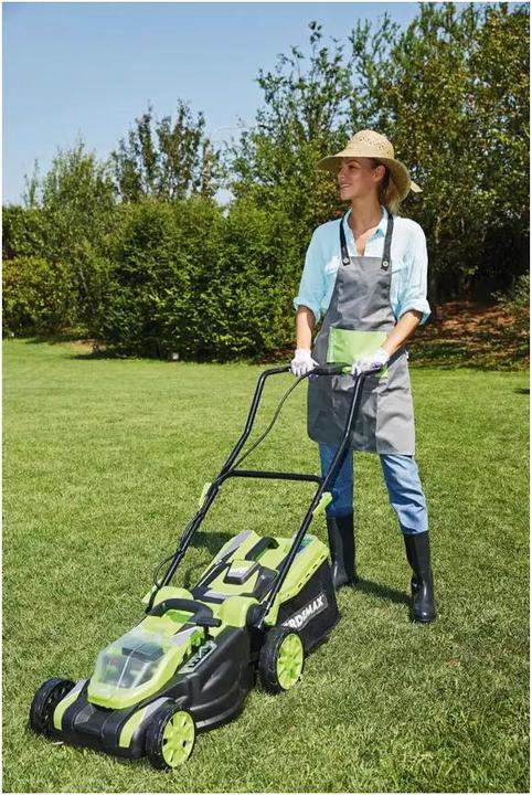 Actual product image Verdemax RS20 AkkuRasenmäher2x20V2,5Ah, Schnittbreite 38 cm (Rechargeable battery operated)