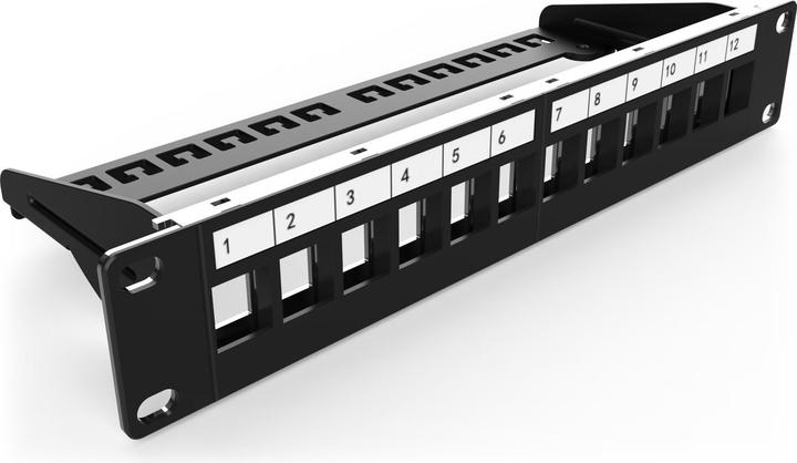 Digitus Panneau de patchs modulaire, 12-P, 10