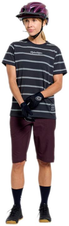 Actual product image Troy Lee Designs Womens Lilium Pro Short Shell, Mono, bark, XS (XS)