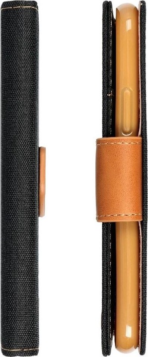 Produktbild König Design Handyhülle für Samsung Galaxy S6 Schutztasche Wallet Cover 360 Case Etui Schwarz (Samsung Galaxy S6)