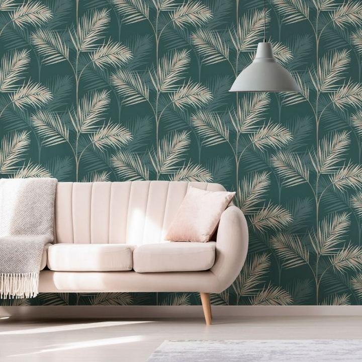 Immagine prodotto Fine Decor Carta da parati South Beach Palm Leaf (53 x 1000 cm)