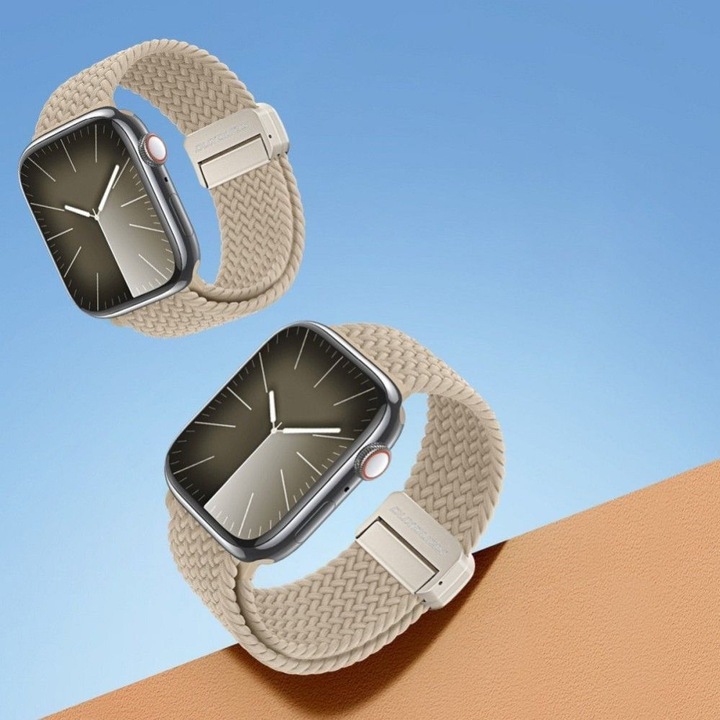 Actual product image Dux Ducis Mixture Pro Strap Apple Watch 38mm/40mm/41mm - Grey (38 mm, 40 mm, 41 mm, Nylon, Apple Watch Series 2, Apple Watch Series 1, Apple Watch Series 3, Apple Watch Series 4, Apple Watch Series 5, Apple Watch Series 6, Apple Watch Series 7, Apple Watch Series 8, Apple Watch Series 9, Apple Watch SE)