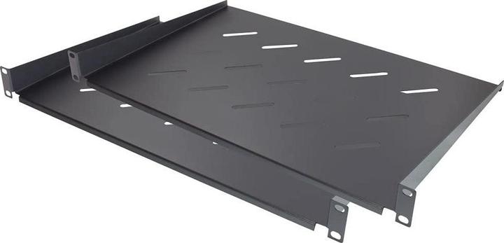 Good Connections 19" schap, bevestiging aan de voorkant, inbouwdiepte 300 mm, set van 2, diepzwart (RAL9005), ®