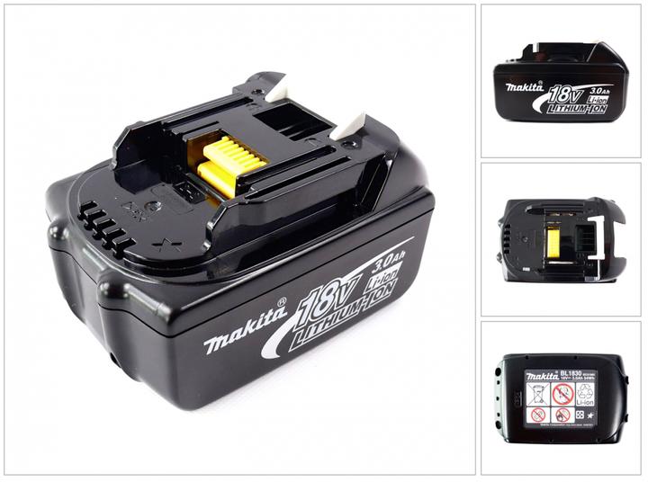 Productafbeelding Makita Reservebatterij-BL1830B (18 V)