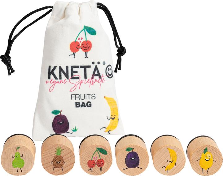 Knetä Holzstempel Set Fruits