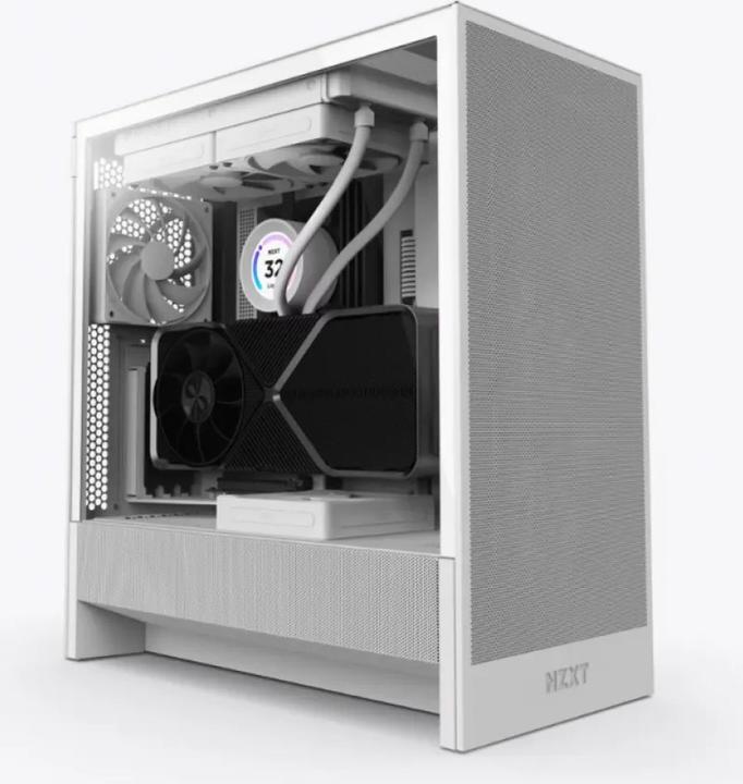 Image du produit NZXT H5 Flow (2024) Wit - Midtowermodel (CC-H52FW-01) (ATX)