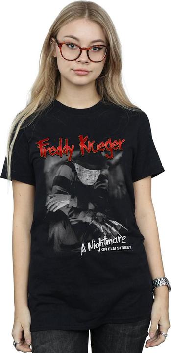 Produktbild Absolute Cult Freddy Black And White Photo TShirt (L)