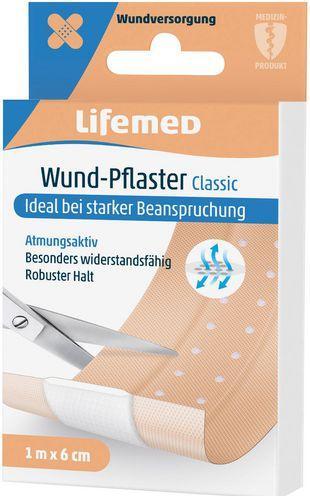 Actual product image Lifemed Wound Plaster 1 m x 6 cm skin-coloured Classic (1 x)