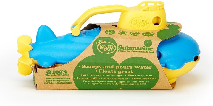 Immagine prodotto Green Toys Sottomarino giocattolo verde