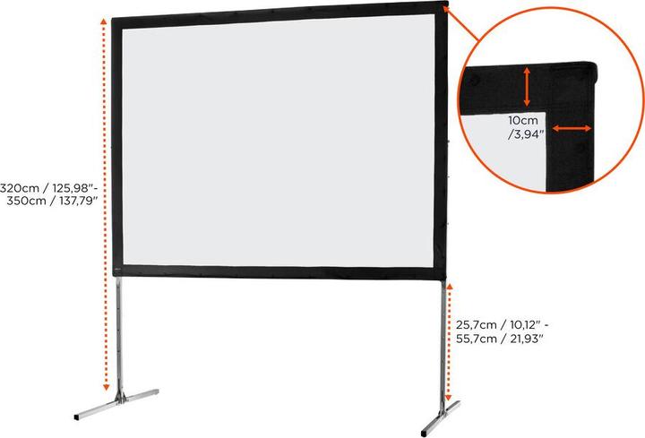 Produktbild Celexon Mobil Expert, Leinwand, 4:3 (179.92", 4:3)