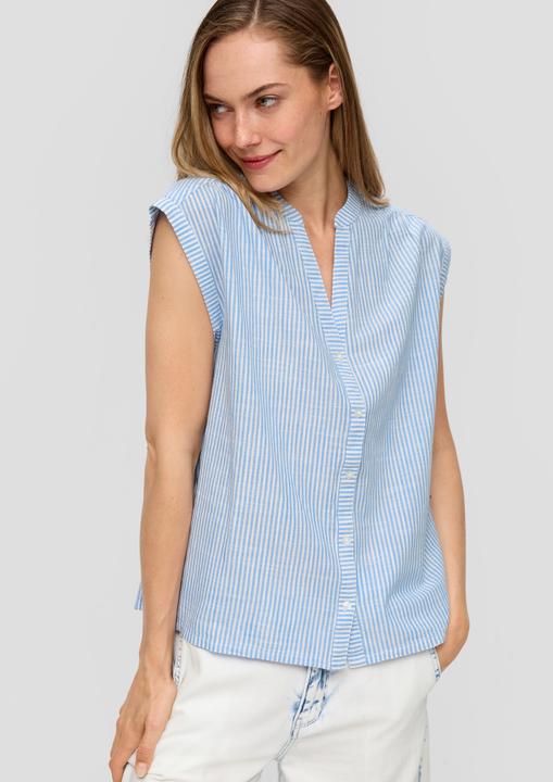 Immagine prodotto s.Oliver Bluse Gestreifte Baumwollbluse im Relaxed Fit (42)